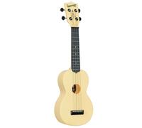 Kala Recycled Soprano Waterman Ukulele Durable, Travel-Ready Instrument - Glow-in-the-Dark Starlight Yellow