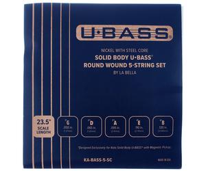 Kala Roundwound U-Bass 5 Strings