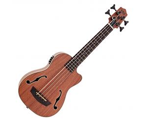 Kala U-Bass Journeyman Electro-Acoustic Ukulele Natural