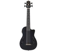 KALA U-Bass Journeyman Fretted - Matte Black, With Bag