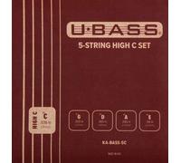 Kala U-Bass Roundwound G-String Set, 5 String, High C