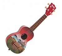 Kala Ukadelic Soprano Ukulele Surfari/Red