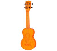 KALA MAKALA WATERMAN SOPRANO UKULELE MK-SWF/OR CLEAR ORANGE