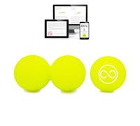 Kalahari Peanut & Lacrosse Massage Ball Set with Exercise eBook - for Self-Massage Trigger Point Therapy and Myofascial Release, Mobility, Deep Tissue Recovery, Muscle Knots and Eliminate Muscle Pain