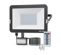 KALAHOL 2024 Newest 50W Security Lights Security Lights Outdoor Motion Sensor with IR Remote Control, 5000LM 6500K Cold White Outdoor Lights IP66 Waterproof LED Floodlights for Garden, Backyard