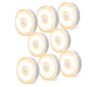 KALAHOL Motion Sensor Lights Indoor, Cupboard Light, Stair Lights Night Light, 3 Modes USB Charging Wall, Magnetic for Kitchen Stair Closet Under Cabinet