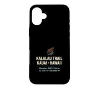 Kalalau-Trail Challenging Hiking Track Case for iPhone 16 Plus