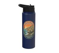 Kalalau-Trail-Kauai Hawaii - Na-Pali-Coast Hiking Stainless Steel Insulated Water Bottle