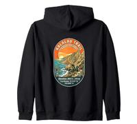 Kalalau-Trail-Kauai Hawaii - Na-Pali-Coast Hiking Zip Hoodie