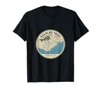 Kalalau-Trail-Kauai Hawaii Topographical Map T-Shirt