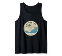 Kalalau-Trail-Kauai Hawaii Topographical Map Tank Top