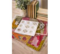 Kalalou Marble Tic-Tac-Toe, One Size, Off-White