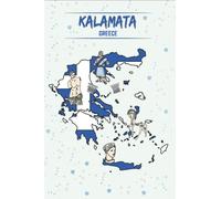 Kalamata: best NoteBook to write about travel to Kalamata/ Greece / Wide Ruled Paper Notebook (6 x 9) / 120 page ( Kalamata Lovers Composition Notebooks).