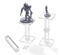 Kalami 2 Sets Flying Miniatures Combat Riser for DND with 2" Base, 3D Single Flyer Riser for Tabletop RPGs and Board Games