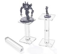 Kalami 2 Sets Flying Miniatures Magnetic Combat Riser for DND with 2" Base, 3D Single Flyer Riser for TTRPGS and Board Games