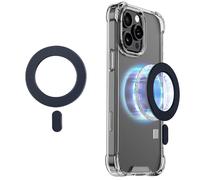 KALAPOP for Magsafe Magnet Sticker,2PCS,Magnetic Adapter Ring for Phone Cases&Wireless Charging,Mag Safe Accessories,Compatible with iPhone 16/15/14/13,Galaxy S24/S23/S22/Ipad/Kindle (Dark Blue 1PCS)