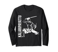 Kalaripayattu Fighter Kerala Martial Arts Long Sleeve T-Shirt