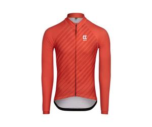 Kalas Motion Z4 Men's Long Sleeve Jersey, Coral Red, X-Large