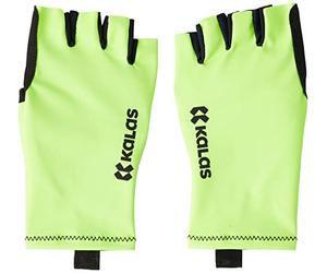 Kalas Ride On Z Short Gloves, Fluorescent Neon, Size 9