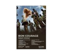 Kalash Criminel Art Poster Hip Hop Music Album BON COURAGE Cover Tracklist Stylish Rapper Singer Fans Gift Room Decor Canvas Poster Wall Art Decor Print Picture Paintings for Living Room Bedroom Decor