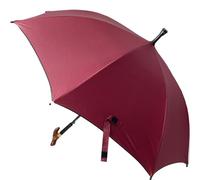 Kalastussaari 2-in-1 Walking Sticks Umbrella,Windbreak Ribs Walking Cane Umbrella,Double Keel Frame Umbrella with Crutch Handle for Climbing, Hiking and Hanging out on Raining/Red