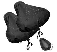 Kalastussaari Bike Seat Cover, 2Pcs Waterproof Oxford Cloth with Drawstring, Universal E-Bike Saddle Cover for Men, Women, City, Mountain Bikes, Rain & Dust Protection