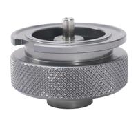 Kalastussaari Camping Gas Adapter, Aluminum Alloy Connector, Butane Canister Refill Tool for Stove Burners