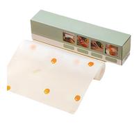 Kalastussaari Disposable Cutting Board Sheets 1 Roll 9.5x118 Daisy Pattern Cutting Board Trimmable Non-slip PP PE Plastic Cutting Board for Meat, Fruits, Vegetables Disposable Cutting Board
