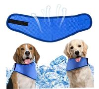 Kalastussaari Dog Cooling Bandana Neck Girth12.20-16.54 Inch PVA Instant Cooling Scarf for Dogs Breathable Pet Ice Collar with Adjustable Fasten Tape for Summer Pet Supply M Dog Cooling Bandana