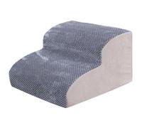 Kalastussaari Dog Stairs Ramp,Extra Wide Pet Steps,Dog Slope Stairs for Small Dogs and Cats or Pets Friendly,2 Stairs/14.6x15.4x9.8 Inch