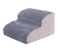 Kalastussaari Dog Steps for Bed,Dog Stairs for Small Dogs,2 Step Pet Ramp for Dogs to Get on Bed Soft & Non-slip,Detachable & Washable Dog Stairs for Pets Lovers/14.6x15.4x9.8 Inch
