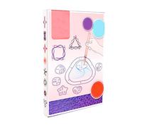 Kalastussaari Drawing Set Gears Painting Magic Spiral Drawing Tool Plastic Painting Template Ruler Kit for Kids School Home 18PCS Set