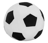 Kalastussaari Plush Soccer Balls,Soft Boy Stuffed Pillow Toys,7 Inch Round Black & White Dog Balls,Interactive Dog Toy Ball to Fetch for Kids & Children