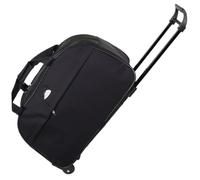 Kalastussaari Rolling Garment Bags, Convertible Duffle Garment Bag Roller Bags with Wheels and Handle, Carry On Weekender Bag for Women & Men(Black)