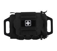Kalastussaari Tactical Military Pouch,First-aid Belt Pouch,Large Capacity Tactical First Aid Kit,Survival Two-Piece System Med Roll Carrier Trauma Kit for Emergency Survival Outdoor Travel Hiking
