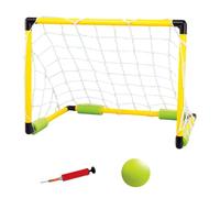 Kalastussaari Volleyball Net & Basketball Hoops, Summer Cooling Floating Pool Soccer Includes 1 Ball & 1 Pump, Floating Swimming Game Toy for Kids and Adults
