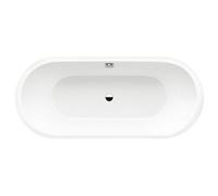 Kaldewei Classic Duo 113 Freestanding Oval Double Ended Bath 750mm Alpine White
