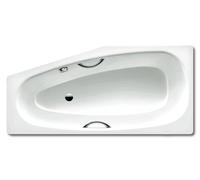 Kaldewei Corner Bath on the right 835 Mini Star 1570x700x430mm Black, holes for handle