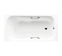 Kaldewei Dyna Rectangular Single Ended Twin Grip Holes Bath 1700mm Alpine White