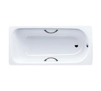 Kaldewei Eurowa 313 Modern Bathroom Anti Slip Rectangular No Tap Hole Single Ended 2mm Steel Enamel Bath 1700X700mm Alpine White