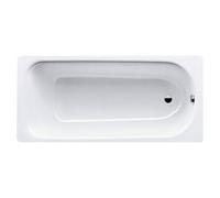 Kaldewei Eurowa Modern Bathroom Eco Rectangular Single Ended No Tap Hole 2mm Steel Enamel Bath 1700X700mm Alpine White Finish