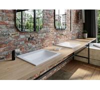 Kaldewei Inset Basin mod. 3080 without overflow, 3 tap holes Cono 901606033231