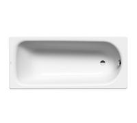 Kaldewei Saniform Plus Modern Bathroom Rectangular 2 Tap Holes Single Ended Bath 1600X700mm Alpine White 3.5mm Steel Enamel