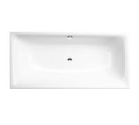 Kaldewei Silenio Modern Double Ended Single Grip Hole No Tap Hole Rectangular 3.5mm Steel Enamel Bath 1800X800mm Alpine White