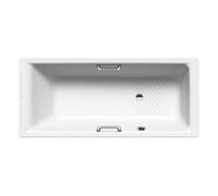 Kaldewei Standard Bath with side overflow 694 Puro Star 1700x800x420mm Alpine White, holes for handle