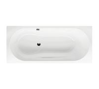 Kaldewei Vaio Set No Tap Hole Rectangular Single Set Bath 1600mm Alpine White