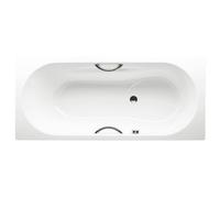 Kaldewei Vaio Set Star Single Ended No Tap Hole Anti Slip Grip Holes Oval 3.5mm Steel Enamel Bath 1800 X 800mm Alpine White