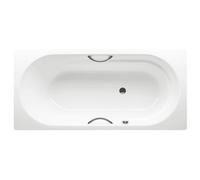 Kaldewei Vaio Star Contemporary Bathroom Rectangular Single Seat Oval 3.5mm Steel Enamel Bath 800X 1700mm Alpine White Finish