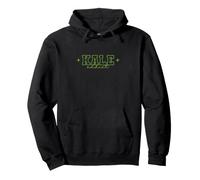 Kale Addict Leaf Power Slogan Pullover Hoodie