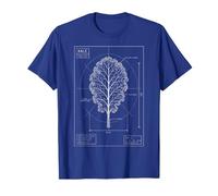 Kale Blueprint Veggie Technical Drawing Vegan Vegetarian T-Shirt